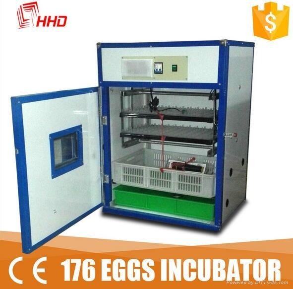 full automatic 176 chicken  egg incubator with CE certificate