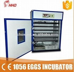 2016 hot sale automatic 1056 poultry egg incubator hatching machine 