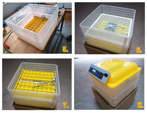 Factory supply HHD CE marked full automatic chicken egg incubator price for sale 2