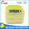 g promotion! YZ-96A Factory supply mini chicken egg incubator price for sale 1