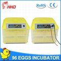 Factory supply HHD CE marked full automatic chicken egg incubator price for sale 6