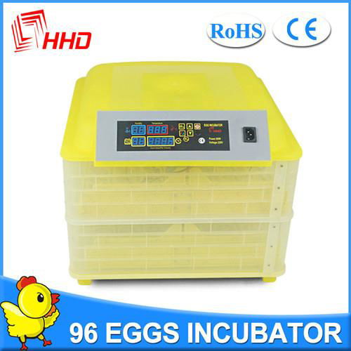 HHD YZ-96 Full automatic egg hatching machine price chicken egg incubator equip