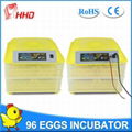 HHD YZ-96A Full automatic egg hatching machine price chicken egg incubator equip 1