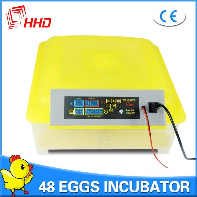2017 Hot Selling HHD Full Automatic Poultry Egg Incubator for Sale YZ8-48