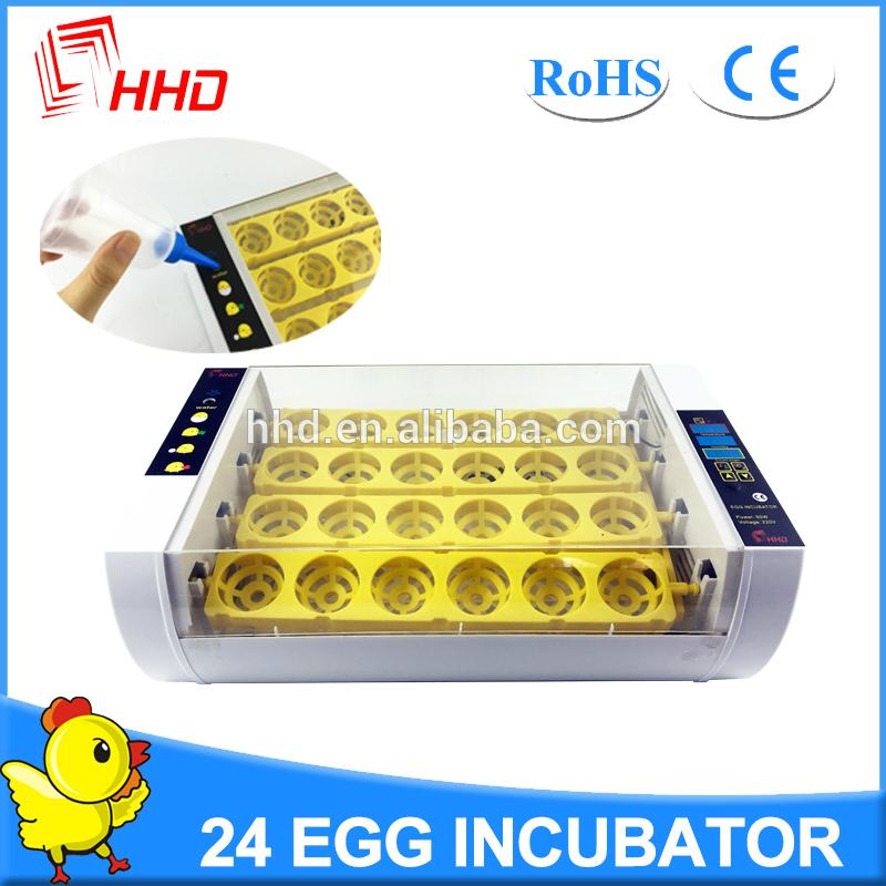 2017 Latest HHD automatic chicken egg incubator for sale YZ-24A