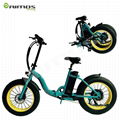 OEM folding 20inch fat tire electric bike  4