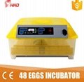 Wholesale PVC plactis automatic cheap egg hatching machine price karala YZ8-48 3