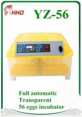 Top selling model automatic mini chicken egg incubator price in Kerala YZ-56