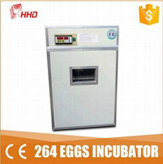 98% hatching rate CE 250 eggs newest used poultry incubator for sale YZITE-5