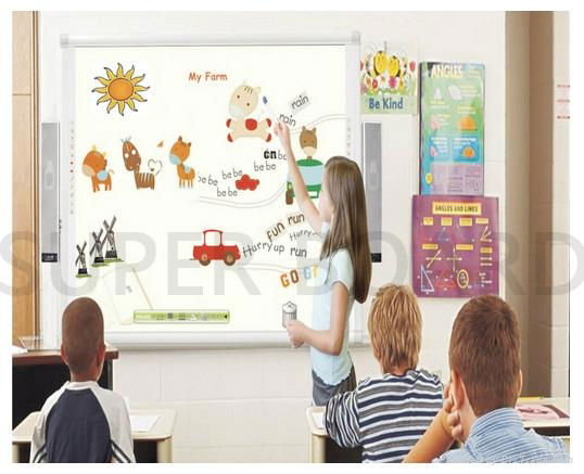 Super Board Single Pen Electromagnetic Whiteboard