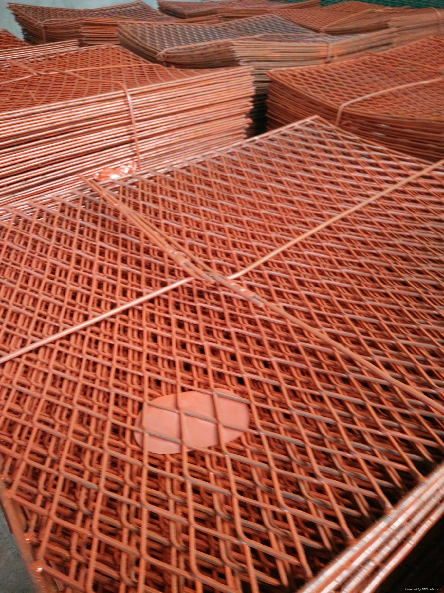 包边钢笆网片处理 菱形孔包边钢笆网片销售 绍兴建包边笆网片