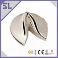 Decorative Silver Fortune Cookie Keepsake Box