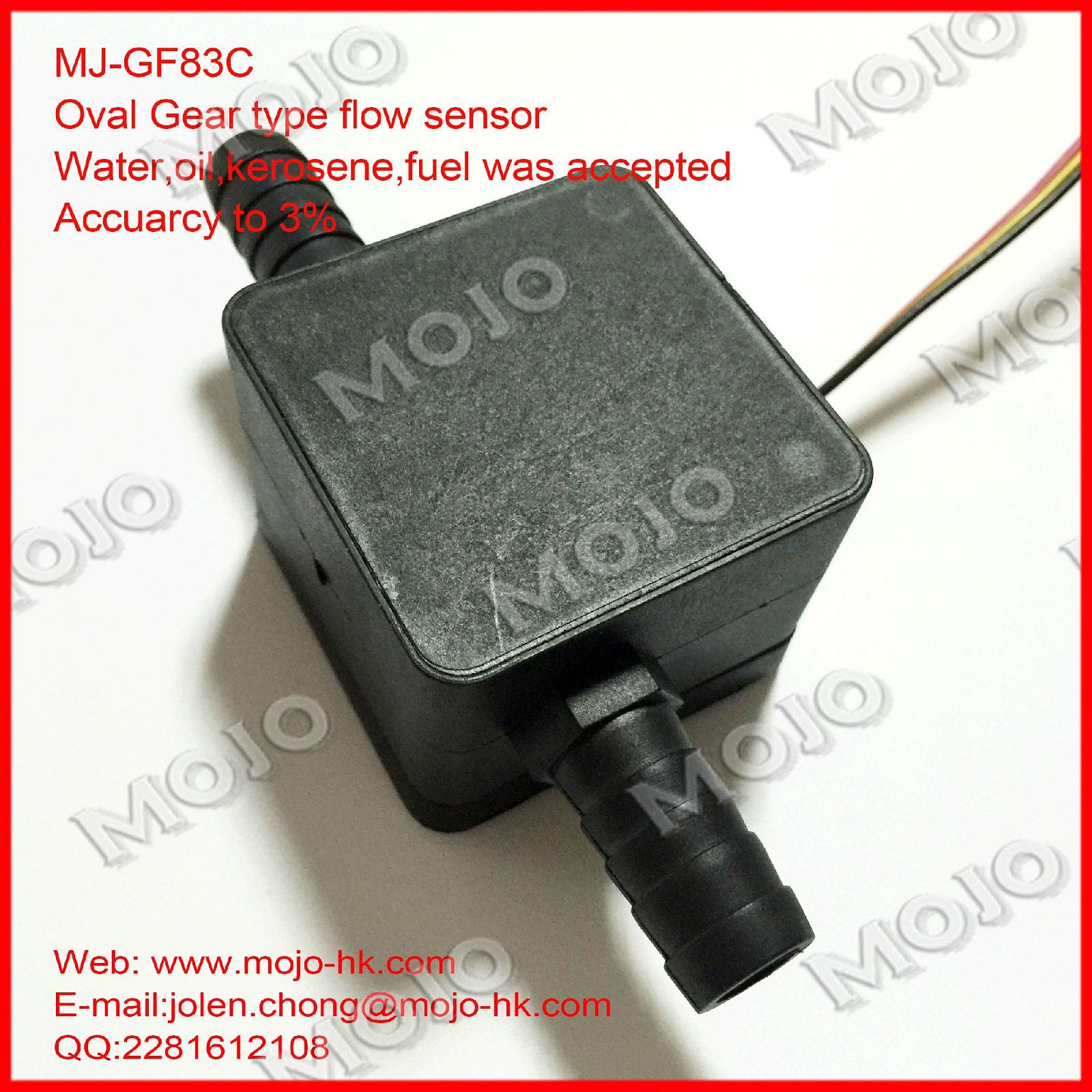 MJ-GF21WA oil flow sensor G1/2" 84.33*47*35mm  4