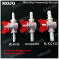 MJ-K8-K8 White Black Plastic Micro water flow control valve 3