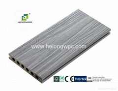 2016 Helong Hot-sale weather-reisistant co-extrusion composite decking/WPC deck