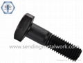 Hexagon Bolts DIN933 Class10.9 Full Thread Bolts Black 1