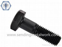 Hexagon Bolts DIN933 Class10.9 Full Thread Bolts Black