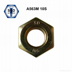 A563m 10s Heavy Hex Nuts Zinc Yellow