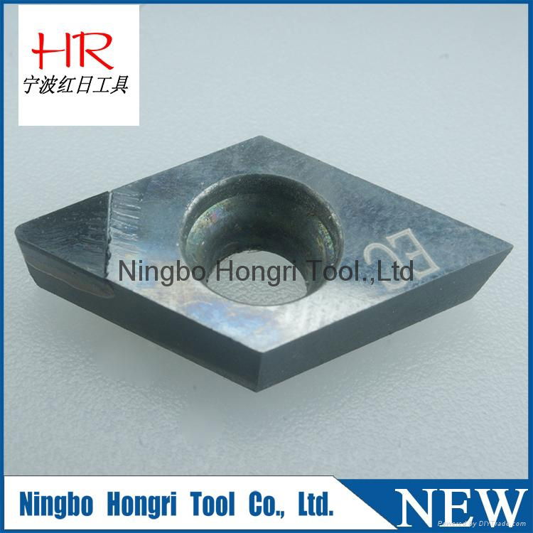 Artificial jewellery diamond PCD cutting inserts vcgw160404 Hongri