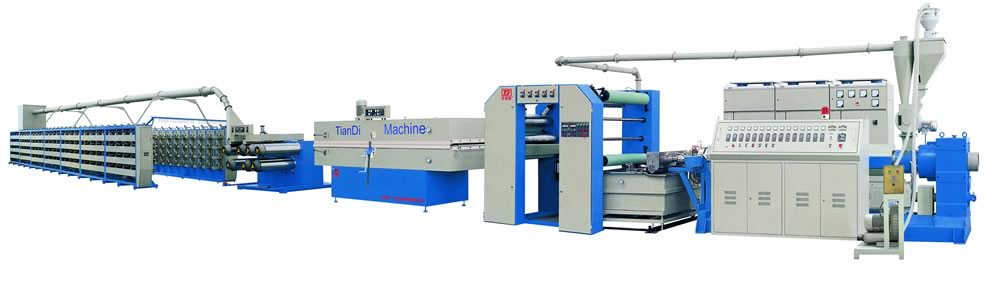 PP Flat yarn making line and Circular Loom