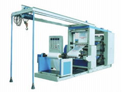 flexible six-color continuous printing press for plastic woven bag