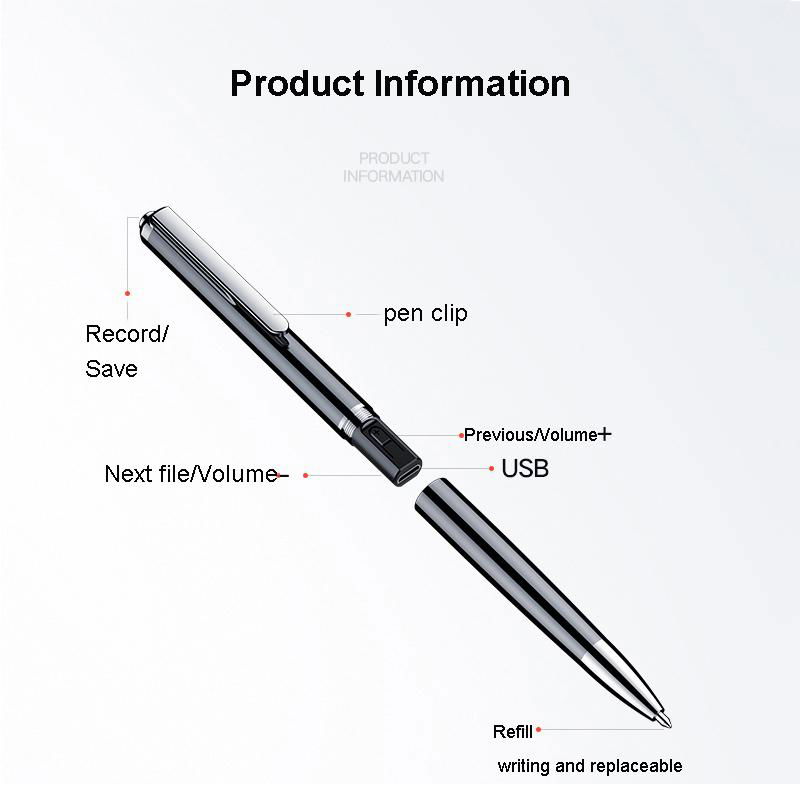 32G Portable Pen Voice Recorder  4