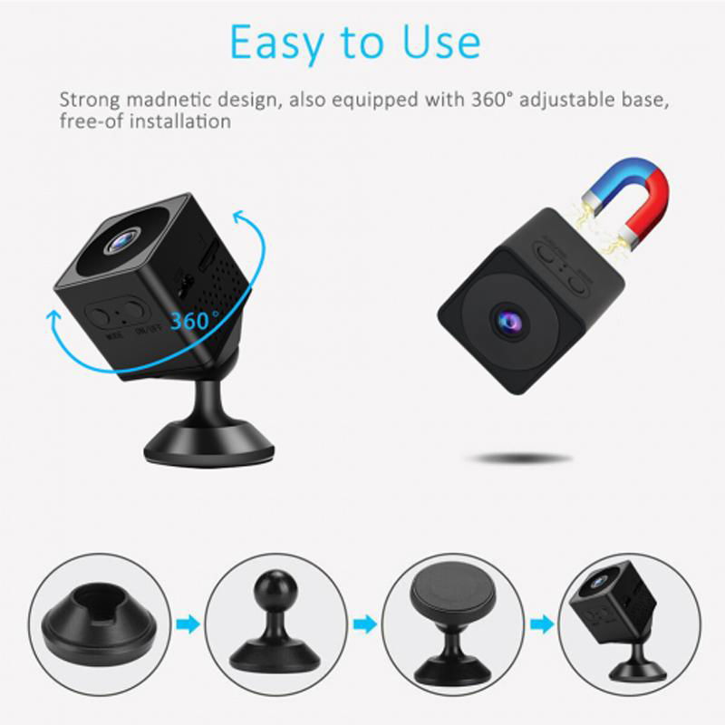 1080P Mini Home Security Camera WiFi 120 Degree  5