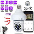 3 in 1 Smoke Detector Alarm Light Bulb Camera