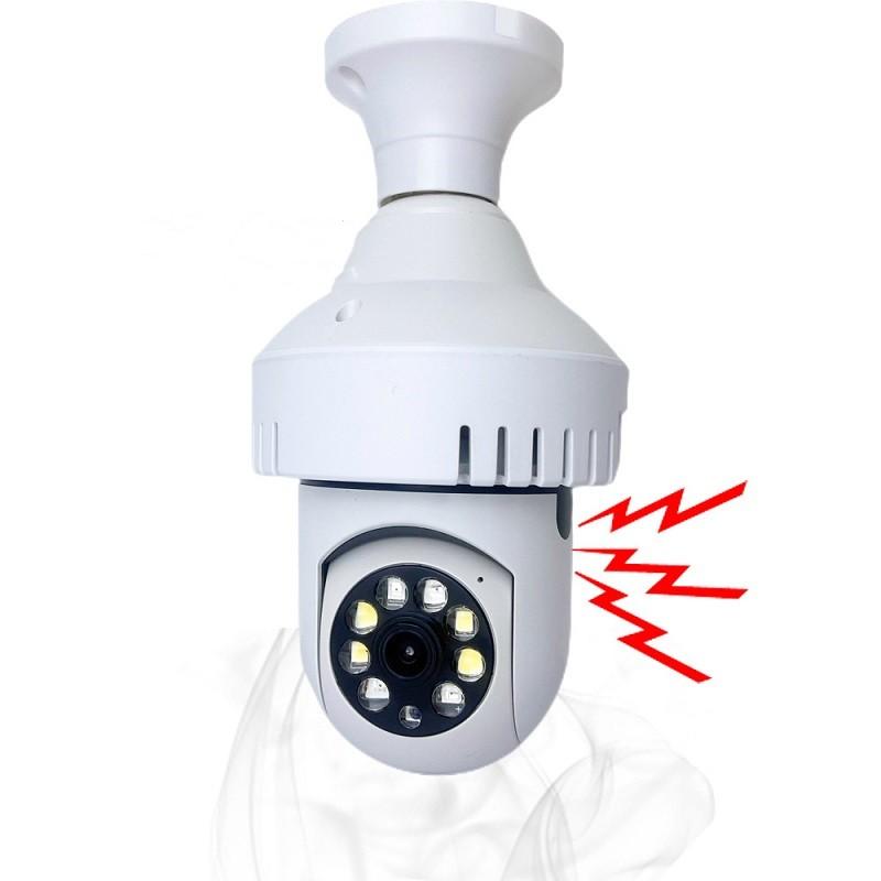 3 in 1 Smoke Detector Alarm Light Bulb Camera