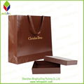 Elegant Hot Stamping Printing Paper Shopping Bag 1