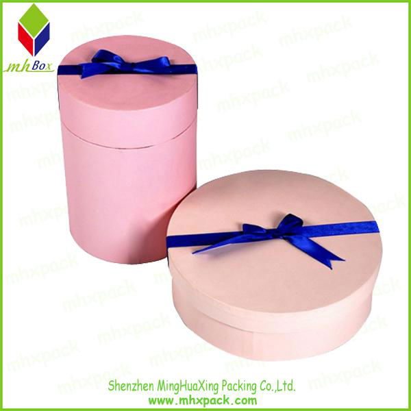 Rigid Round Paper Gift Packaging Box 2