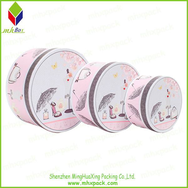 Rigid Round Paper Gift Packaging Box 4