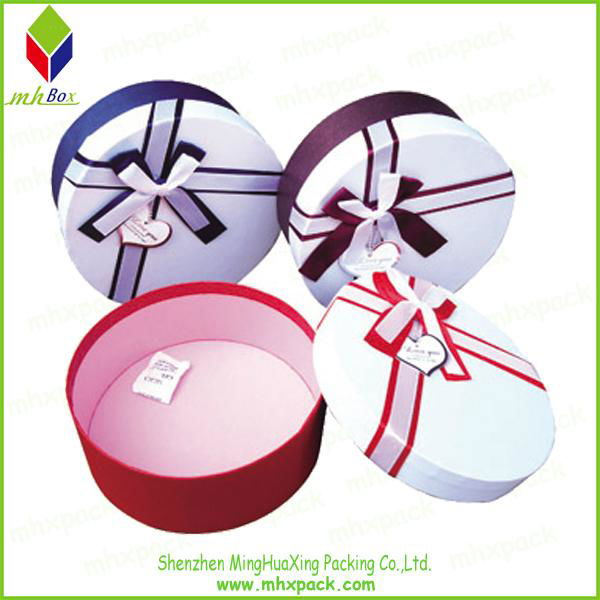 Rigid Round Paper Gift Packaging Box 5