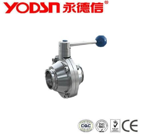 Stainless Steel  Food Grade TC end 1 "Sanitary ball valve 