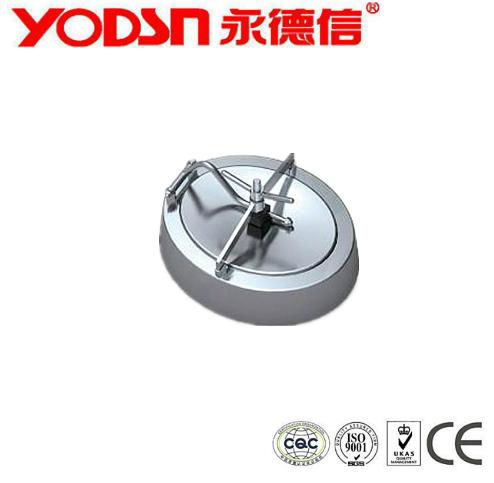 SS Food Grade Stainless Steel Sanitary Manhole Cover 3