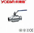  SS304 sanitary 1 inch Clamped ball valve 1