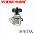 Sanitary Stainless Steel Diaphragm Valve for food making 4
