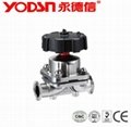 Sanitary Stainless Steel Diaphragm Valve for food making 1