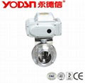 Stainless Steel electric actuator Sanitary Butterfly Valve,Electric Butterfly Va 3