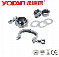 stainless steel Sanitary pipe fittings TC Clamps