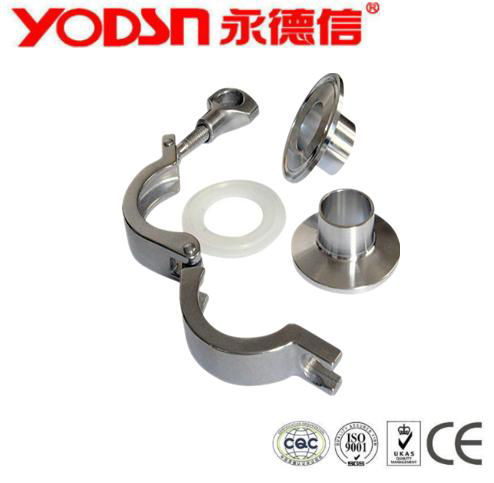 stainless steel Sanitary pipe fittings TC Clamps 4