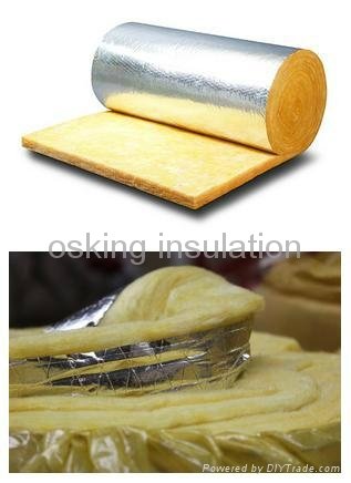 Glass Wool Insulation Blanket with Aluminum Foil Facing