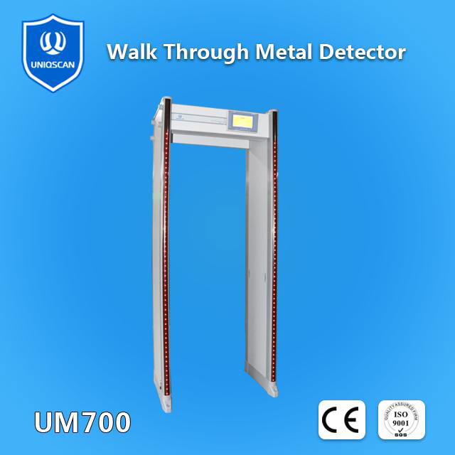 33 zones walk through metal detector UZ800