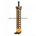 Programmed RF transmitter and receiver F21-18S remote control for gantry crane