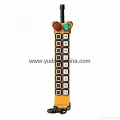 Programmed RF transmitter and receiver F21-18S remote control for gantry crane