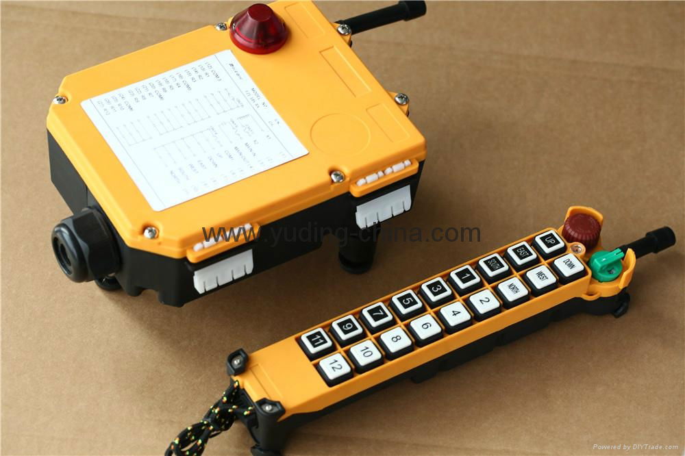 Programmed RF transmitter and receiver F21-18S remote control for gantry crane 4
