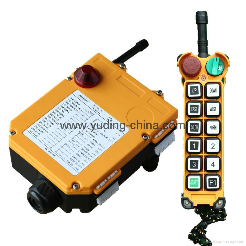 Henan Yuding 2016 new products F24-12D AC 220V electronic winch remote controlle 4