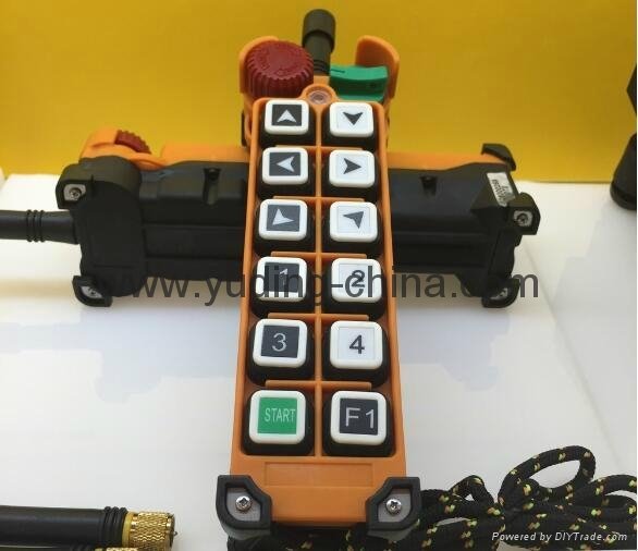 Henan Yuding F24-12S industrial 433mhz long distance wireless 4-16 buttons remot