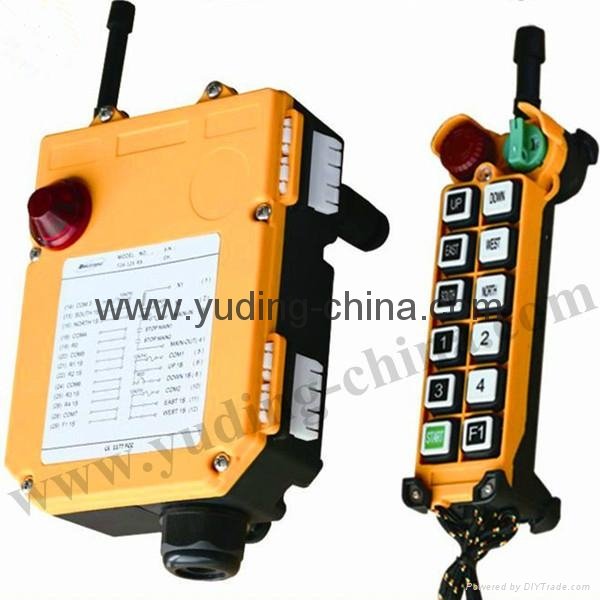 Henan Yuding F24-12S industrial 433mhz long distance wireless 4-16 buttons remot 3