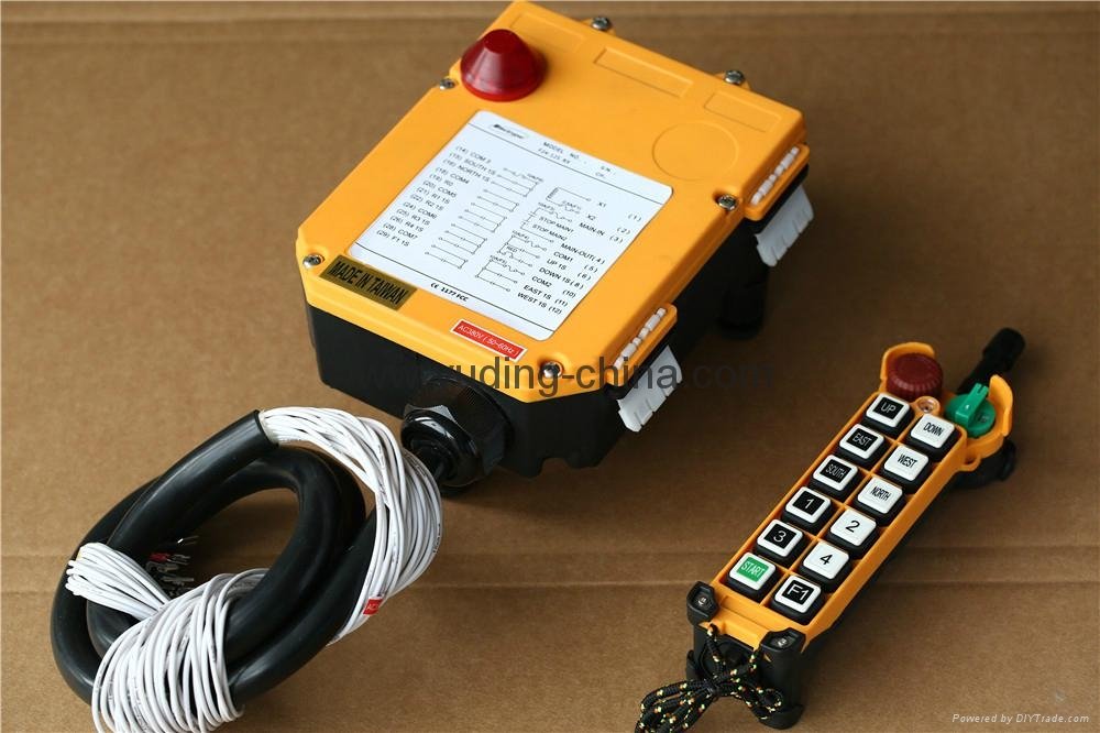 Henan Yuding F24-12S industrial 433mhz long distance wireless 4-16 buttons remot 4